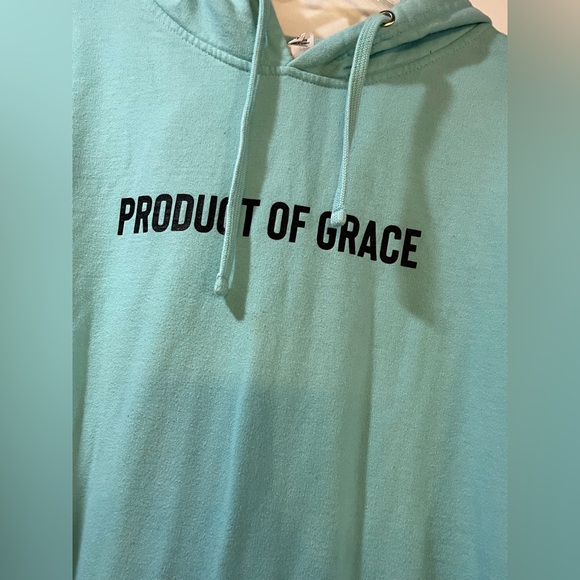 Jesus Product of Grace Hoodie Adult Unisex Sz XL - Picture 2 of 5